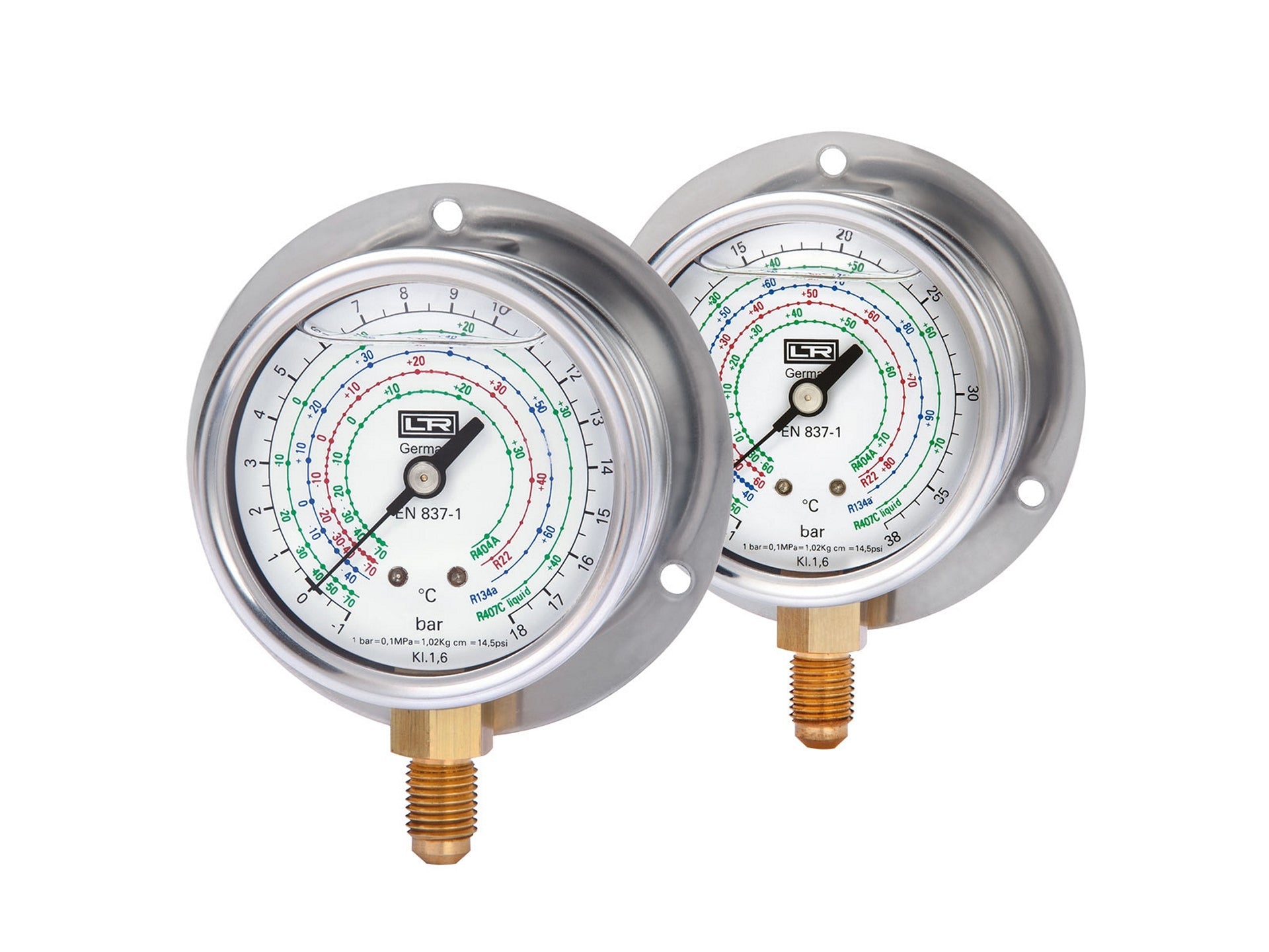 Kältemanometer MG6H – Präzise Druckmessung für Wandaufbau